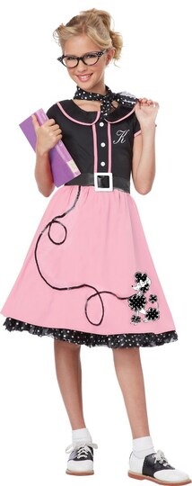 50s girl costume hot sale